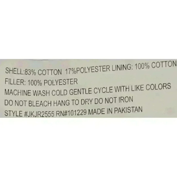 Stoosh Lavender Gray Quilted Cropped Hooded Jacket Sz L zip up warm pockets - Picture 6 of 7